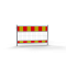 Panel fence | according to TL | film RA2/B | length: 1.60 m | red / yellow